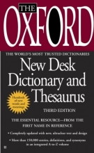 Cover art for The Oxford New Desk Dictionary and Thesaurus: Third Edition