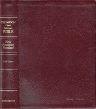 Cover art for Thompson Chain Reference Bible New American Standard - NASB