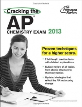 Cover art for Cracking the AP Chemistry Exam, 2013 Edition (College Test Preparation)