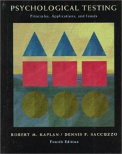 Cover art for Psychological Testing: Principles, Applications, and Issues
