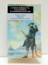 Cover art for Treasure Island, Kidnapped, Around the World in 80 Days