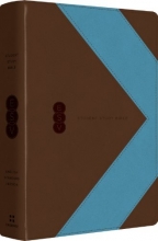 Cover art for ESV Student Study Bible (TruTone, Brown/Blue, Arrow Design)