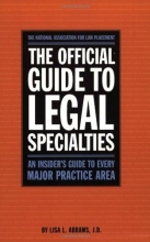 Cover art for The Official Guide to Legal Specialties