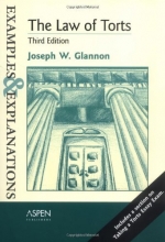 Cover art for The Law of Torts: Examples & Explanations, Third Edition