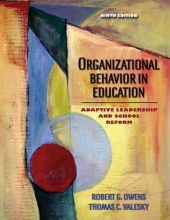 Cover art for Organizational Behavior in Education: Adaptive Leadership and School Reform (9th Edition)