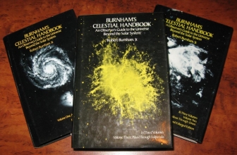 Cover art for Burnham's Celestial Handbook an Observers Guide to the Universe Beyond the Solar System 3 Volume Set