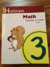 Cover art for Horizons Math Teacher's Guide Grade3, Part 1