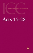 Cover art for Acts: Volume 2: 15-28 (International Critical Commentary)