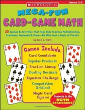 Cover art for Mega-Fun Card-Game Math, Grades 3-5