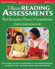 Cover art for 3-Minute Reading Assessments: Word Recognition, Fluency, and Comprehension: Grades 1-4 (Three-minute Reading Assessments)