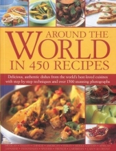 Cover art for Around the World in 450 Recipes