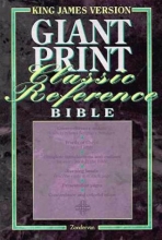 Cover art for Holy Bible : King James Version Giant Print Reference/Red Letter Edition/Burgundy/Bonded Leather