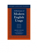 Cover art for A Dictionary of Modern English Usage (Oxford Language Classics)
