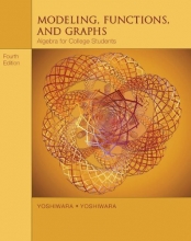 Cover art for Modeling, Functions, and Graphs: Algebra for College Students (with iLrn(TM) Printed Access Card)