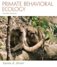 Cover art for Primate Behavioral Ecology (4th Edition)