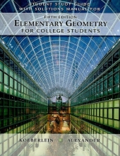 Cover art for Student Solutions Guide with Solutions Manual for Alexander/Koeberlein's Elementary Geometry for College Students, 5th