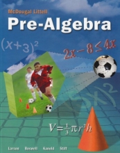 Cover art for McDougal Littell Middle School Math: Student Edition Pre-Algebra 2005
