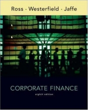 Cover art for Corporate Finance, 8th Edition