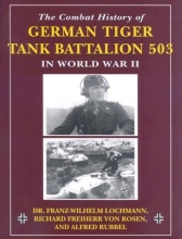 Cover art for The Combat History of German Tiger Tank Battalion 503 in World War II