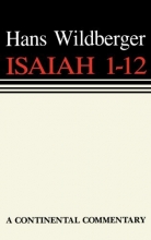 Cover art for Isaiah 1-12 (Continental Commentary)
