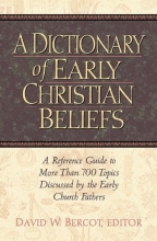 Cover art for A Dictionary of Early Christian Beliefs