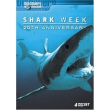 Cover art for Shark Week: 20th Anniversary Collection  5 disc set -includes bonus disc "Sharks: Are They Hunting Us?"