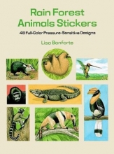 Cover art for Rain Forest Animals Stickers: 48 Full-Color Pressure-Sensitive Designs (Dover Stickers)