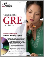 Cover art for Cracking the GRE with DVD, 2011 Edition (Graduate School Test Preparation)