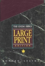 Cover art for Living Large Print Crimson Burgundy Bonded Leather Gold Edging Red Letter Ribbon Marker