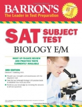 Cover art for Barron's SAT Subject Test: Biology E/M, 3rd Edition