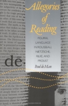 Cover art for Allegories of Reading: Figural Language in Rousseau, Nietzsche, Rilke, and Proust