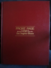 Cover art for Front Pages, 1881-1981: 100 Years of the "Los Angeles Times"