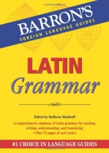 Cover art for Latin Grammar (Barron's Foreign Language Guides)