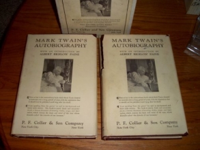 Cover art for Mark Twain's Autobiography 1924 Vol 1 and 2. With Dust Jacket and Slipcase A-Z. With An Introduction By Albert Bigelow Paine (Mark Twain's Autobiography, Volumes 1 and 2)