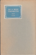 Cover art for As a Man Thinketh