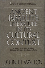 Cover art for Ancient Israelite Literature in its Cultural Context