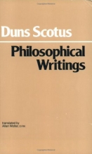 Cover art for Duns Scotus - Philosophical Writings: A Selection