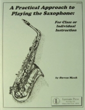 Cover art for A Practical Approach to Playing the Saxophone