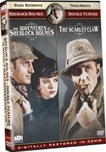 Cover art for Sherlock Holmes Double Feature: The Adventures of Sherlock Holmes/The Scarlet Claw