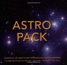 Cover art for Astro-Pack all you need to know for Astronomy hobby, contains Star Finder, Star Chart, Night Sky and Planisphere in a hard bound box