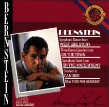 Cover art for Bernstein Conducts Bernstein: West Side Story/Candide/On the Town 