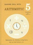 Cover art for Gaining Skill with Arithmetic: Teacher's Manual, Part 1, 5th Grade