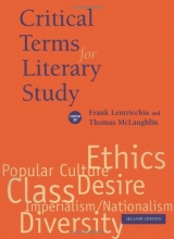 Cover art for Critical Terms for Literary Study