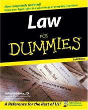 Cover art for Law For Dummies