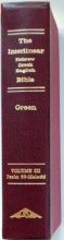 Cover art for The Interlinear Hebrew/Greek English Bible Volume 3: Psalm 56 - Malachi
