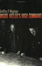 Cover art for Inside Hitler's High Command (Modern War Studies)