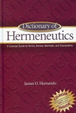 Cover art for Dictionary of Hermeneutics : A Concise Guide to Terms, Names, Methods, and Expressions