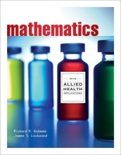 Cover art for Mathematics with Allied Health Applications (New 1st Editions in Mathematics)