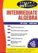 Cover art for Schaum's Outline of Intermediate Algebra