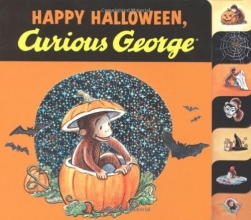 Cover art for Happy Halloween, Curious George tabbed board book